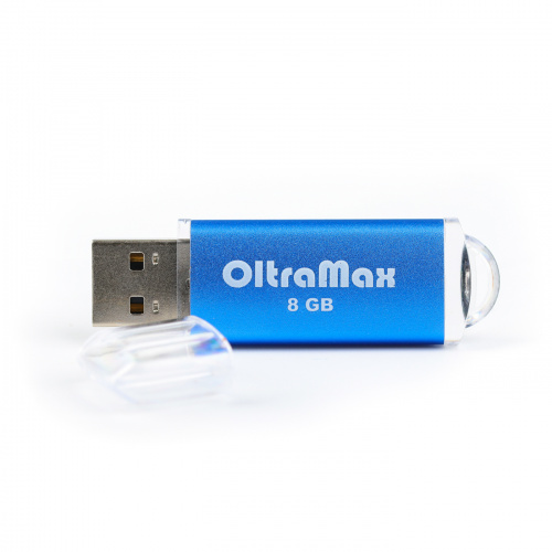 Флеш-накопитель USB  8GB  OltraMax   30  синий (OM008GB30-Bl) фото 2