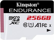 Карта памяти MicroSDXC  256GB  Kingston Class 10 Canvas Select High Endurance UHS-I A1 V30 U1 (95 Mb/s) без адаптера (SDCE/256GB)