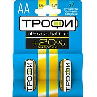 Элемент питания Трофи LR6-2BL ENERGY MAX  Alkaline (40/320/15360) (Б0018947)