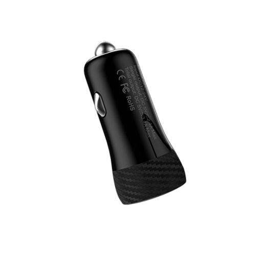 Блок питания автомобильный 2 USB HOCO Z21, Ascender, 3400mA, пластик, цвет: чёрный (1/16/96) (6957531074410) фото 3