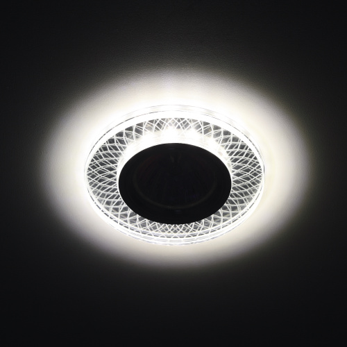 Светильник ЭРА декор cо светодиодной подсветкой MR16, зеркальный (50/2000) (1/50) (Б0037353) фото 2