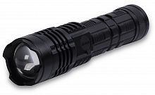 Фонарь SMARTBUY SBF-30-K аккумуляторный, CREE XHP-50, 18Вт, 1600Лм, 300м, IP67, зум луча, аккум. 1х 26650 5000 мАч, 5 режимов, металл., черный (1/60)