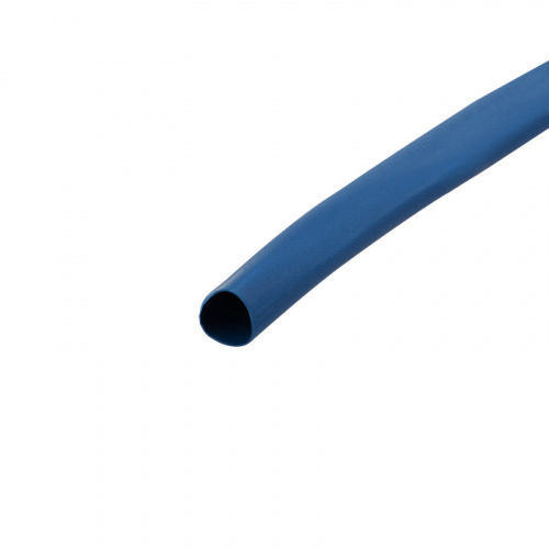 Трубка термоусаживаемая 6,0/3,0 мм синяя, ролик 2,44 м REXANT (1) фото 2