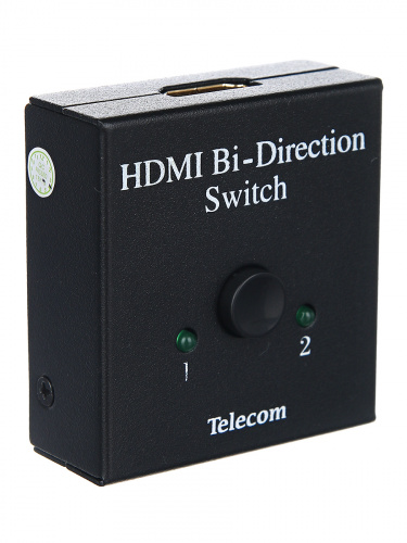 Разветвитель HDMI 2-->1, переключатель HDMI 1-->2, двунаправленный , Telecom <TTS5015>  (1/200) фото 2