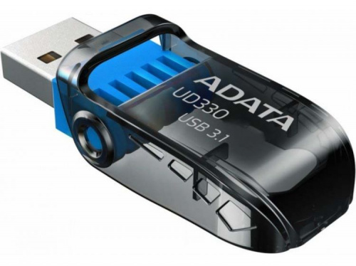 Флеш-накопитель USB 3.1  64GB  A-Data  UD330  чёрный (AUD330-64G-RBK) фото 2