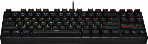 Клавиатура проводная механическая игровая REDRAGON Kumara, USB, Rainbow, Full Anti-Ghosting, черная (1/10) (74882) фото 6