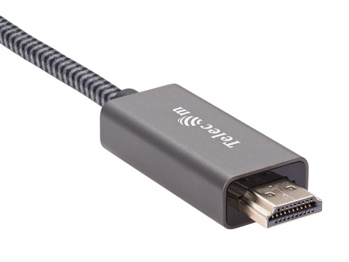 Кабель DisplayPort M-> HDMI M 4K@60Hz 1.8m Telecom,оплетка (TA561M-1.8M) (1/60) фото 5