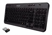 Клавиатура беспроводная LOGITECH K360 USB Multimedia, черная (920-003095)
