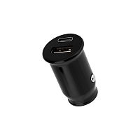 Автозарядка в прикуриватель REXANT АЗУ USB-A+USB-C, 2.4 A черная (1/30) (18-2228)