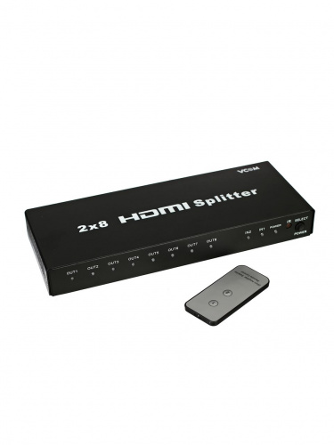Переключатель-разветвитель HDMI 2 =>8 VCOM <DD4528> (1/10) фото 2