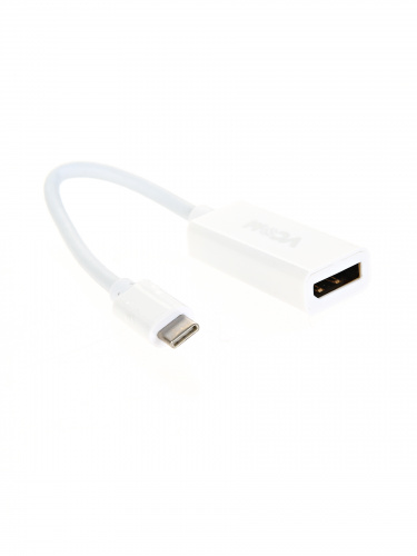 Кабель-адаптер USB 3.1 Type-Cm --> DP(f) 3840x2160@30Hz, 10Gbps , 0,15m VCOM <CU422> (1/72)