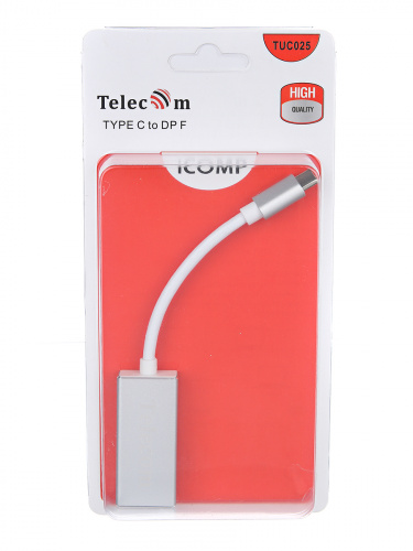 Кабель-адаптер USB3.1 Type-Cm --> DP (f) 4K@30Hz,Telecom<TUC025> (1/100) фото 3