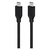 Кабель для быстрой зарядки GENIUS ACC-C2CC-3A (USB-C -> USB-C) 100 см, черный (32590006400) (1/100)