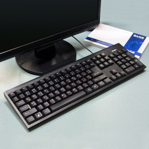 Клавиатура проводная SVEN Standard 303 Power USB+PS/2 чёрная (SV-03100303PU) фото 3