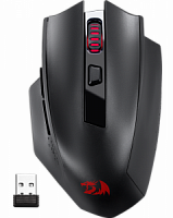 Беспроводная игровая мышь Redragon Woki 26000 DPI, б.п, легкая, черный (1/40) (71523)