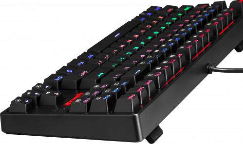 Клавиатура проводная механическая игровая REDRAGON Daksa RU, Rainbow, Full Anti-Ghosting, черная (1/10) (78308) фото 7