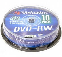 Диск VS DVD-RW 4.7Gb (4x) (балк) (50) (600) (VSDVDRWB5001)