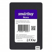 Внутренний SSD  Smart Buy  240GB  Nova, SATA-III, R/W - 520/480 MB/s, 2.5", 3D TLC NAND (SBSSD240-NOV-25S3)