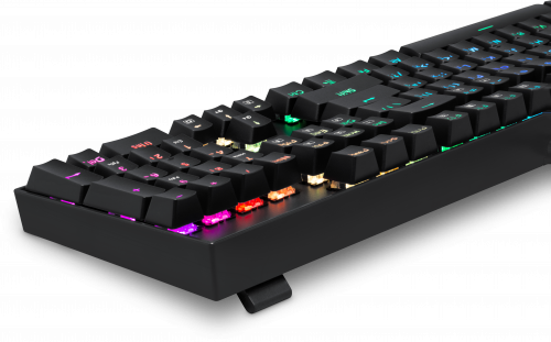Клавиатура проводная игровая механическая REDRAGON Mitra, USB, RGB подсветка, Full Anti-Ghosting, черная (1/10) (75015) фото 8