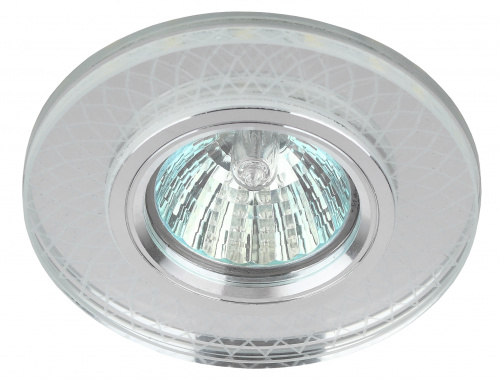 Светильник ЭРА декор cо светодиодной подсветкой MR16, зеркальный (50/2000) (1/50) (Б0037353)