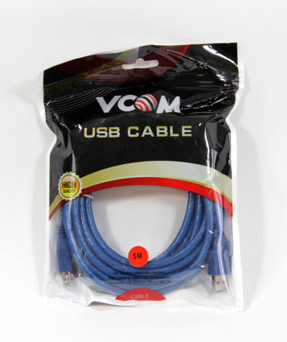 Кабель удлинительный VCOM USB 3.0 AM - AF, 5 м. (1/50) (VUS7065-5M) фото 3