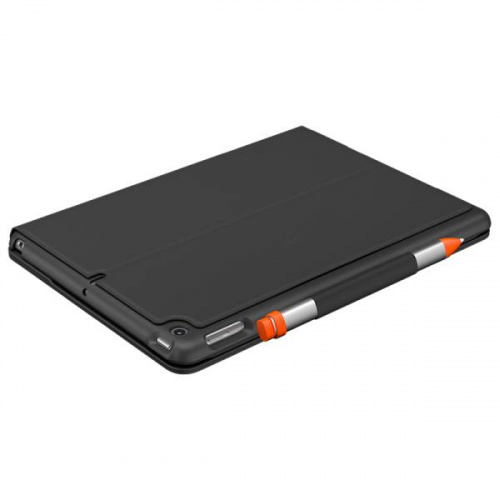 Клавиатура-футляр LOGITECH Rugged folio for iPad (7th generation), Graphite, RUS, черная   (920-009619) фото 2