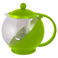 Чайник заварочный VARIATO, объем: 500 мл, пластик корпус, фильтр из нерж стали, цвета в ассорт. (1/24) (910101)