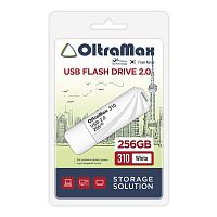 Флеш-накопитель USB  256GB  OltraMax  310  белый (OM-256GB-310-White)