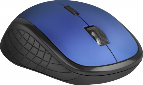 Беспроводная мышь DEFENDER Aero MM-755, безшумная, 5 кнопок, 1600dpi, USB, синий (1/40) (52755) фото 7