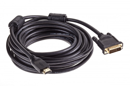 Кабель HDMI AM/DVI(24+1)M, 7.5м, CU, 1080P@60Hz, 2F, VCOM <CG484GD-7.5M> (1/25) фото 10