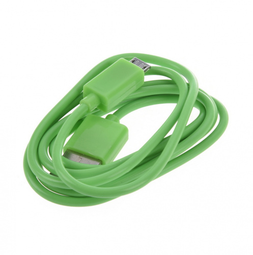 Кабель SMART BUY USB 2.0 - micro USB, зеленый, 1,0 м (1/500) (iK-12c green)