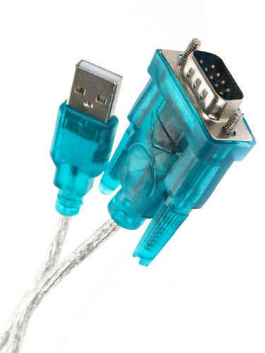 Кабель-переходник Aopen USB Am -> RS-232 DB9M, винты (добавляет в систему  COM порт) (1/30) (ACU804)