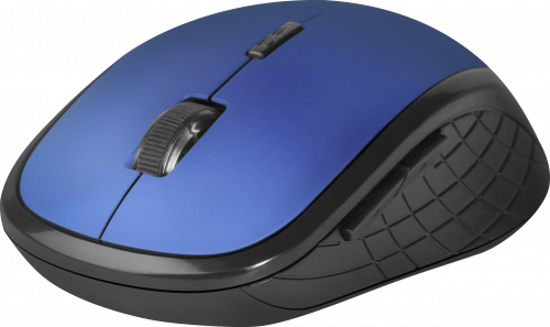 Беспроводная мышь DEFENDER Aero MM-755, безшумная, 5 кнопок, 1600dpi, USB, синий (1/40) (52755) фото 8
