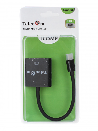 Кабель-переходник Mini DisplayPort (M) ---> DVI (F) Telecom <TA6050> (1/156) фото 3