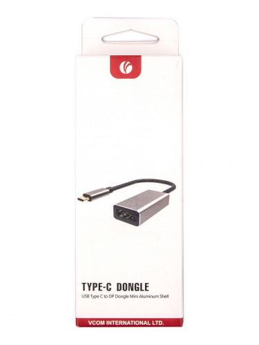 Aдаптер USB 3.1 Type-Cm --> DP(f) 4K@60Hz, Aluminum Shell, VCOM<CU422MB> (1/75) фото 6