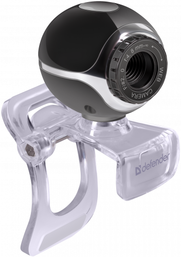 Веб-камера DEFENDER C-090, 0.3 Мп., USB 2.0, встроен. Микрофон, чёрная (1/50) (63090) фото 10