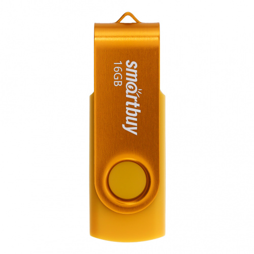 Флеш-накопитель USB  16GB  Smart Buy  Twist  жёлтый (SB016GB2TWY)