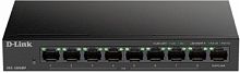 Коммутатор D-Link DES-1009MP DES-1009MP/A1A 8x100Mb 1G 8PoE+ 117W неуправляемый