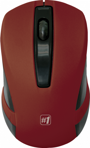 Беспроводная мышь DEFENDER MM-605, 3 кнопки,1200dpi, USB, красный (1/40) (52605) фото 4