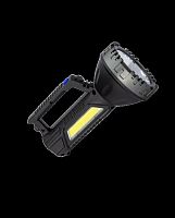 Фонарь КОСМОС светодиодный KOC904Lit прожектор ручной аккум 3Вт +3Вт COB/Li-ion18650 1200mAh/ABSпл/индикатор/USBшн (1/36)