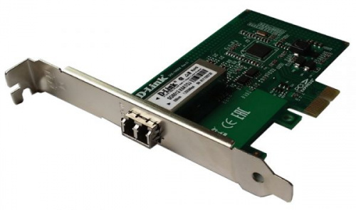 PCI Express адаптер D-LINK DGE-560SX/D1A Gigabit Ethernet, 1000Base-X - порт SFP (1/1)