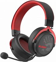 Игровая гарнитура A4Tech Bloody MR590 Sports 1.5м мониторные BT/Radio/3.5mm (MR590+ WIRED/SPORT RED), красный/черный (1/10)