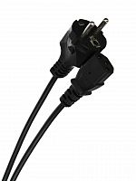 Кабель компьютер - розетка 220V EU (прямой) <VDE>3GX0,5mm2, 3,0m, медь, Telecom <TE021-CU0.5-3> (1/50) (TE021-CU0.5-3M)