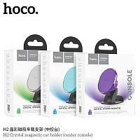 Держатель автомобильный HOCO H2 Crystal, для смартфона, пластик, торпедо, цвет: бирюзовый (1/12/120) (6931474790217)