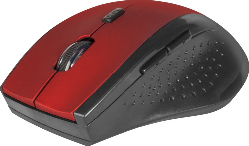 Беспроводная мышь DEFENDER Accura MM-365, 6 кнопок, 800-1600 dpi, USB, красный (1/40) (52367) фото 7
