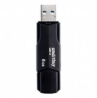 Флеш-накопитель USB 3.0  8GB  Smart Buy  Clue  чёрный (SB8GBCLU-K3)