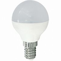 Лампа светодиодная ECOLA globe Premium 8,0W G45 220V E14 2700K шар (композит) 77x45 (10/100) (K4QW80ELC)