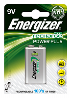 Аккумулятор ENERGIZER Rech HR22/9V  175 mA (1/6) (E300320803)