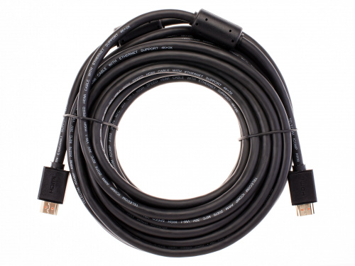 Кабель HDMI-19M --- HDMI-19M ver 2.0+3D/Ethernet ,10m, 2 фильтраTelecom <TCG215F-10M>(1/20)