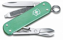 Нож перочинный Victorinox Classic Minty Mint, 58 мм., 7 функций (карт. коробка)